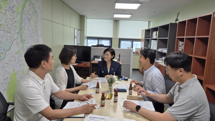 김미주 서울시의원, 서울시설공단 돔경기운영처와 고척돔 지역상생방안 논의