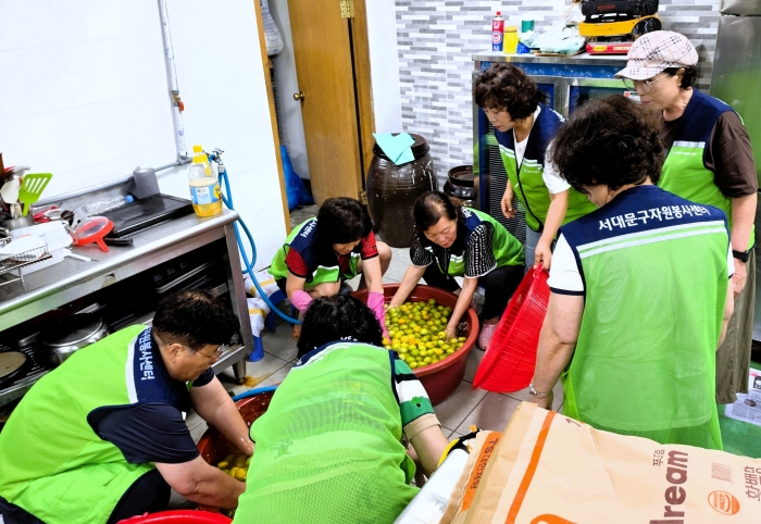 매실청에 담은 서대문구 천연동의 따뜻한 안부